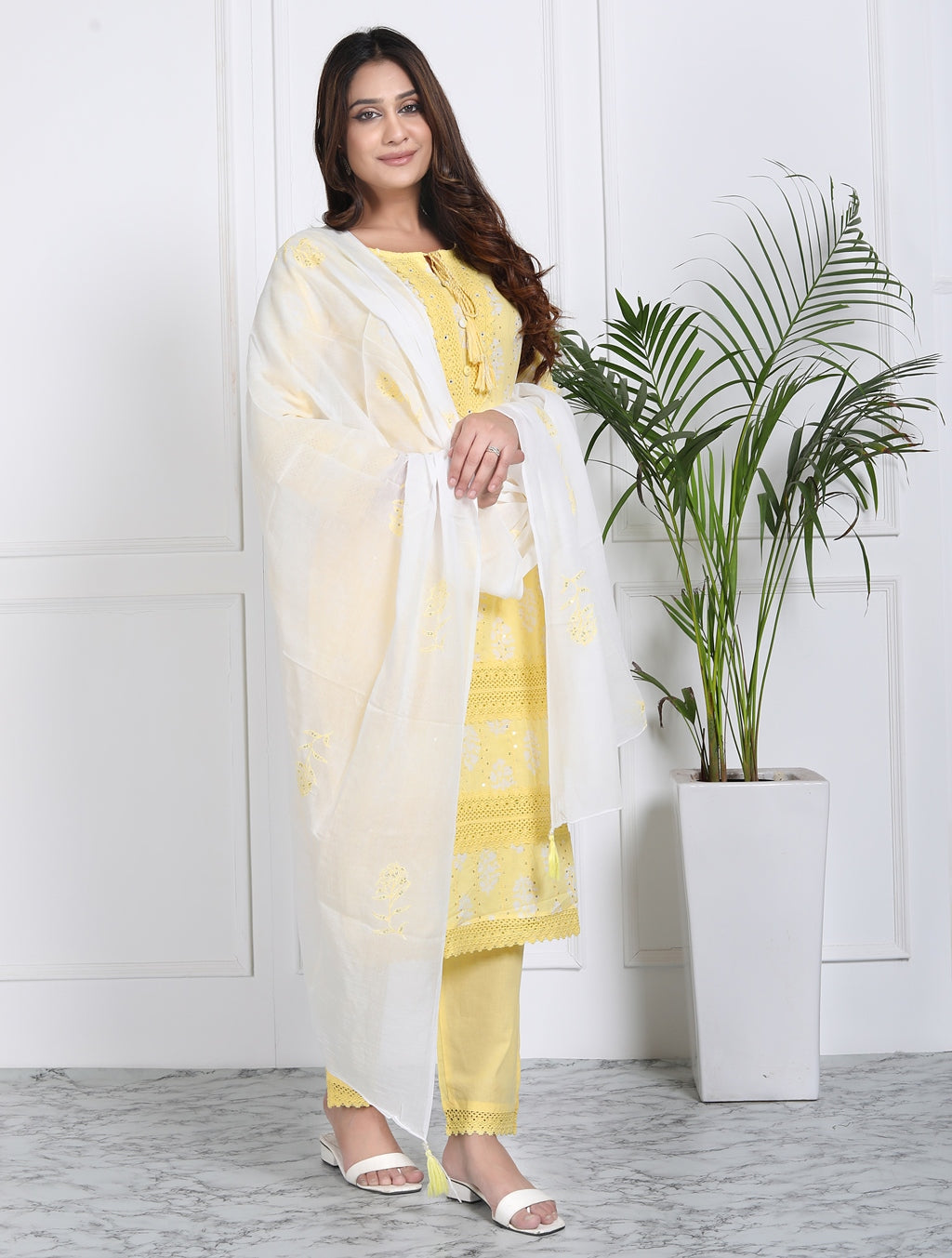 Sunshine yellow suit set