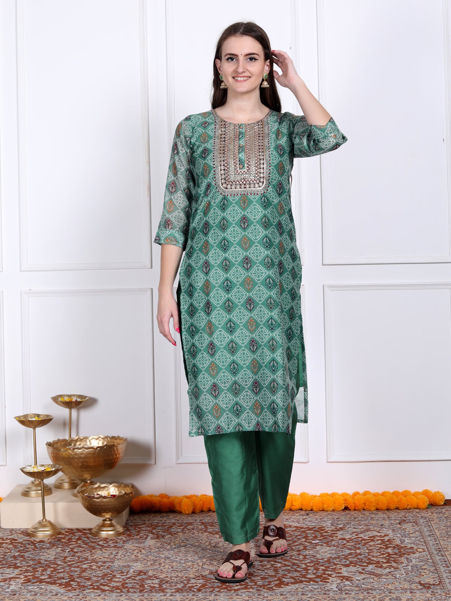 Rama Green suit set