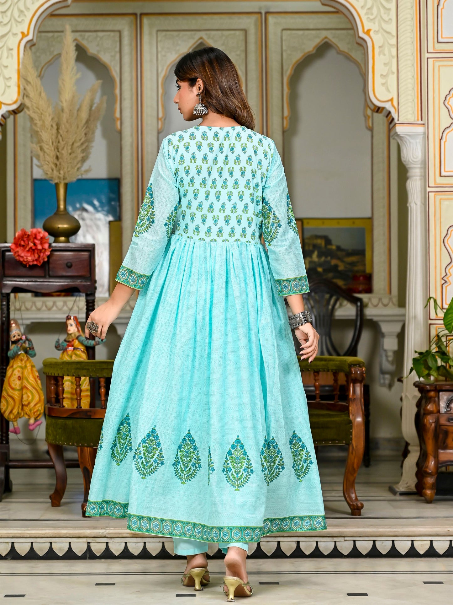 Royal rama anarkali suit set