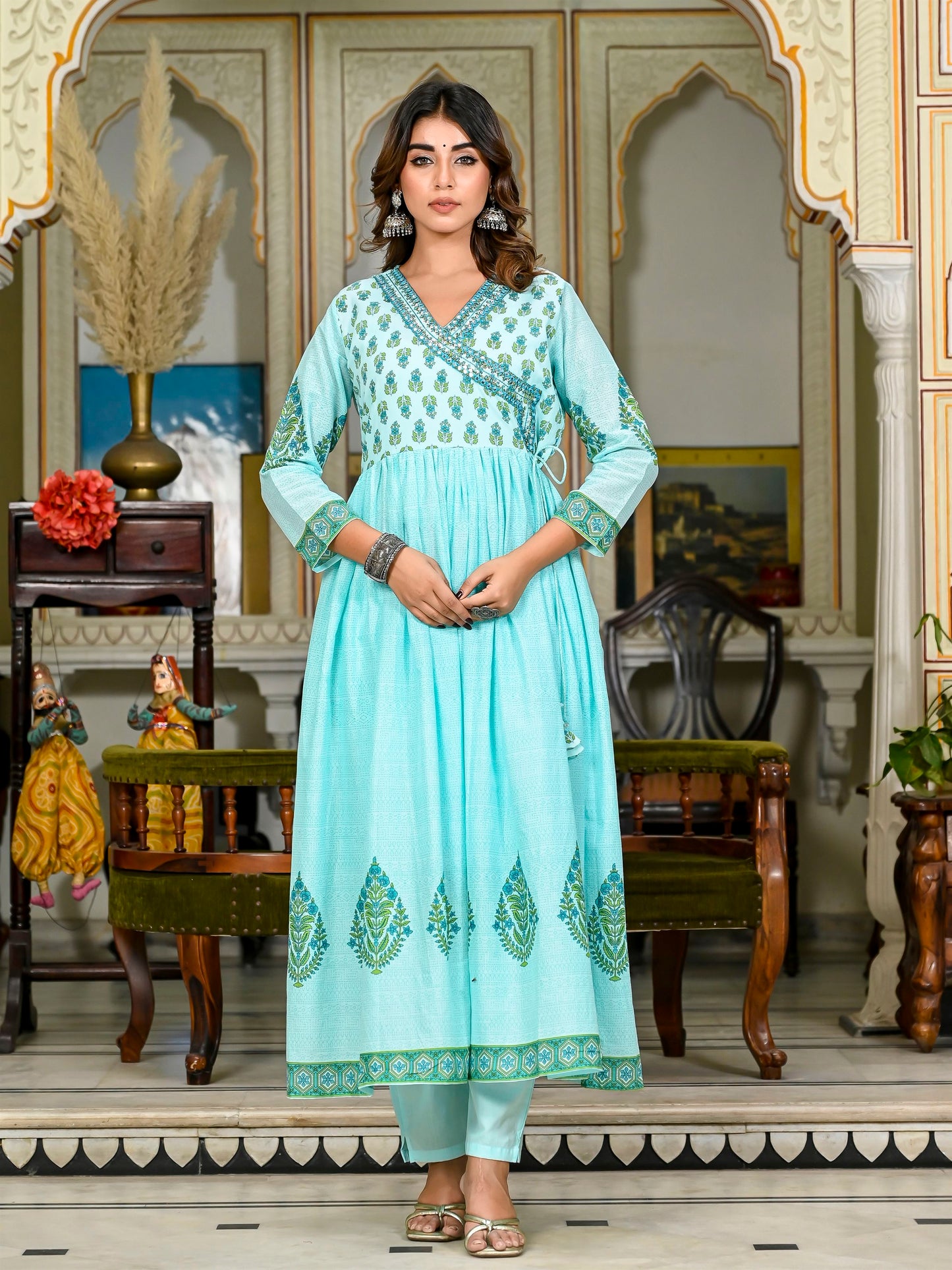 Royal rama anarkali suit set