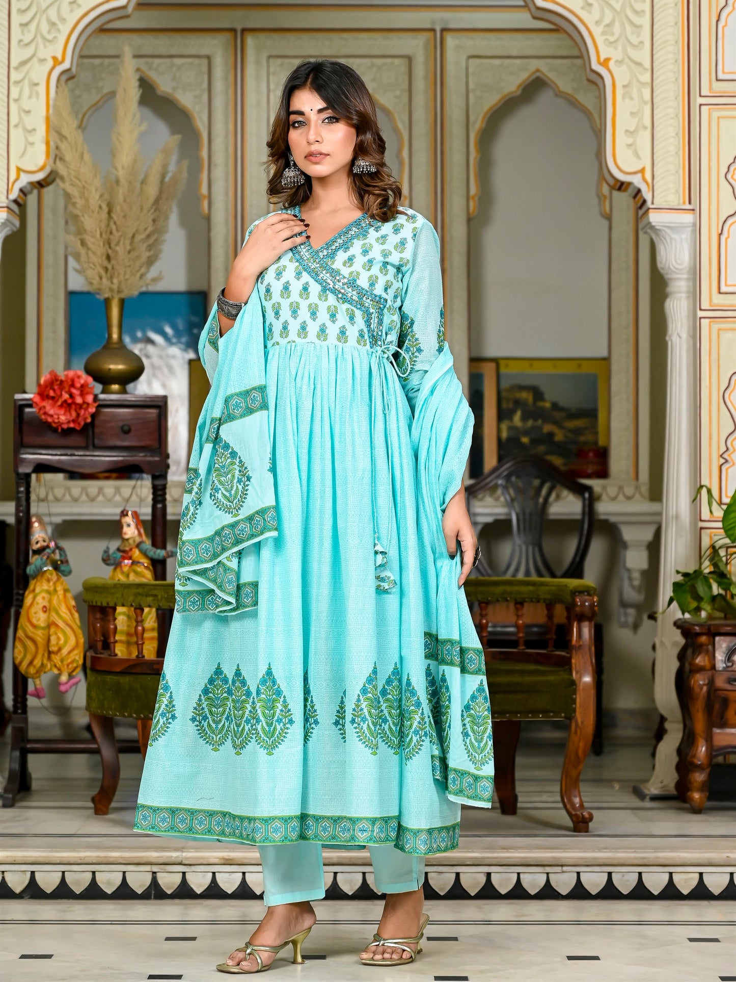 Royal rama anarkali suit set