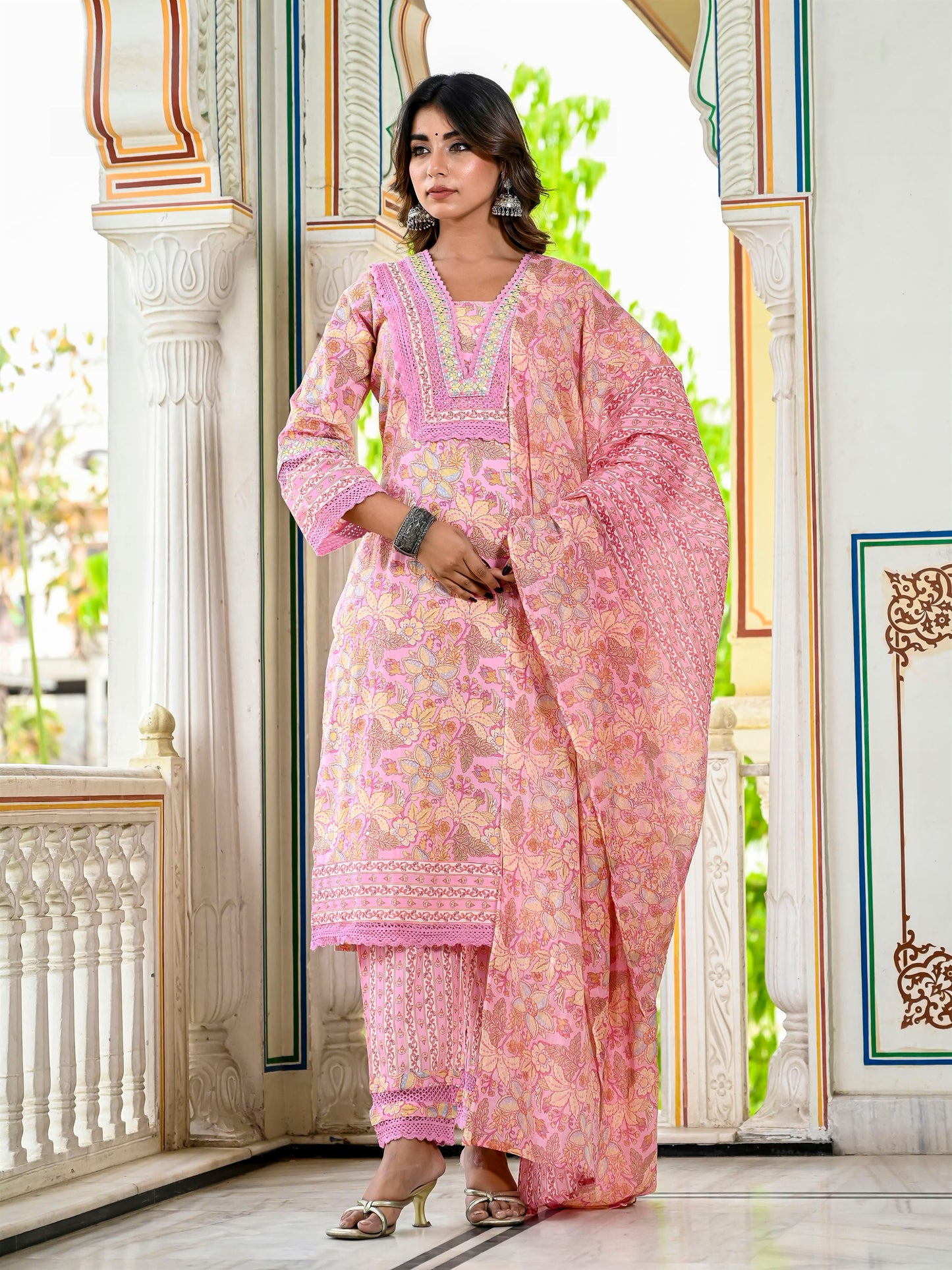 Pakistani crochet suit set