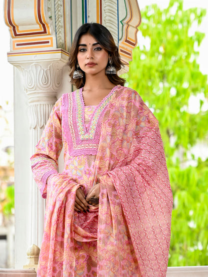 Pakistani crochet suit set