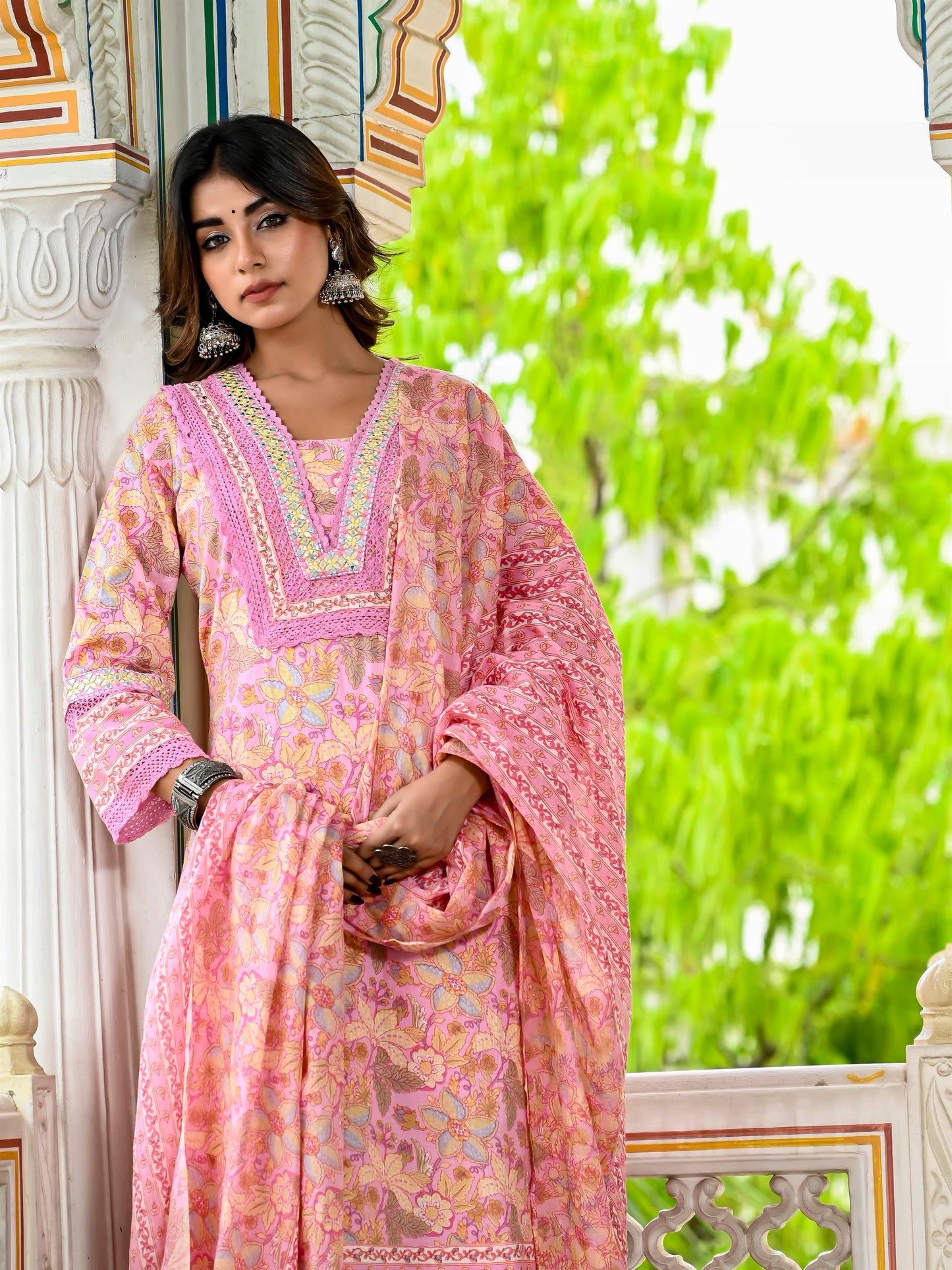 Pakistani crochet suit set