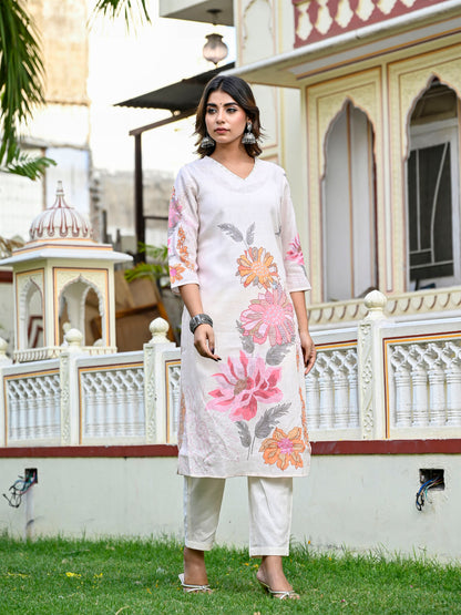 Phulkari suit set