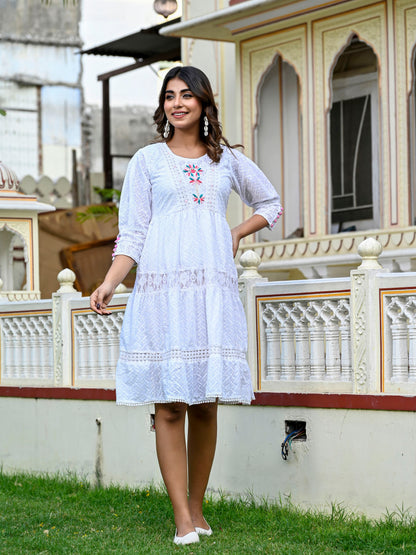 Breezy summer lace dress